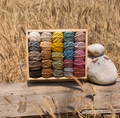 Natural Plant-Dyed Cotton Yarn | 25 Shades | Hand-Dyed for Knitting & Crochet